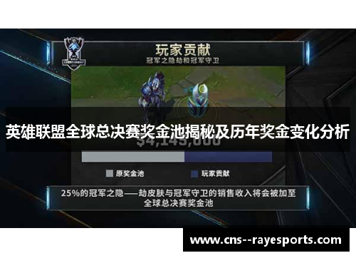 英雄联盟全球总决赛奖金池揭秘及历年奖金变化分析